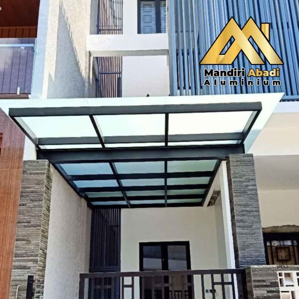 Jasa Pemasangan Kanopi Kaca Tempered di Cipayung Jakarta