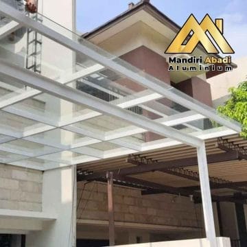 Tukang Pasang kanopi kaca tempered di Beji Depok