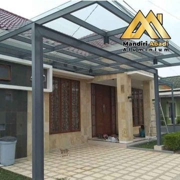 Jasa Pasang kanopi kaca tempered di Cikarang Bekasi