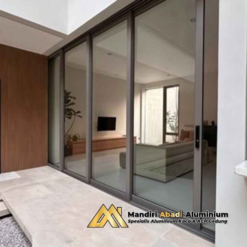 Jasa Pembuatan Pintu Sliding Aluminium Custom di Bekasi