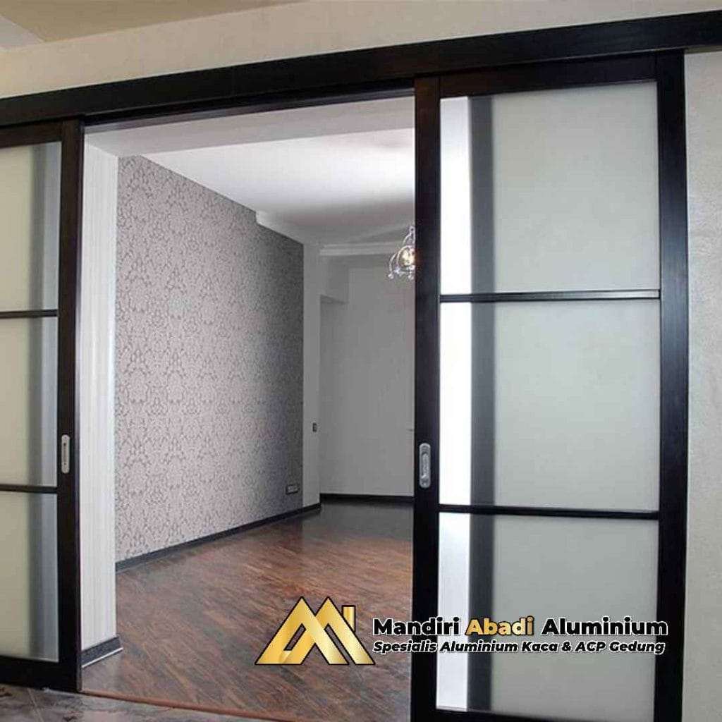 Jasa Pembuatan Pintu Sliding Aluminium Custom di Bekasi