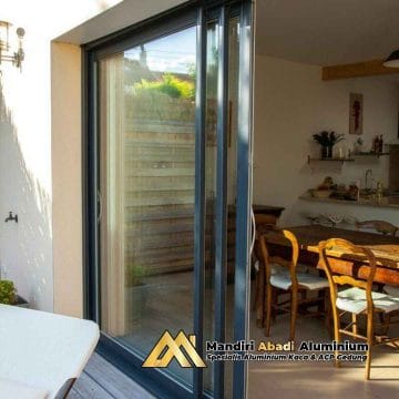 Tukang pintu aluminium sliding minimalis dekat Cileungsi Bogor