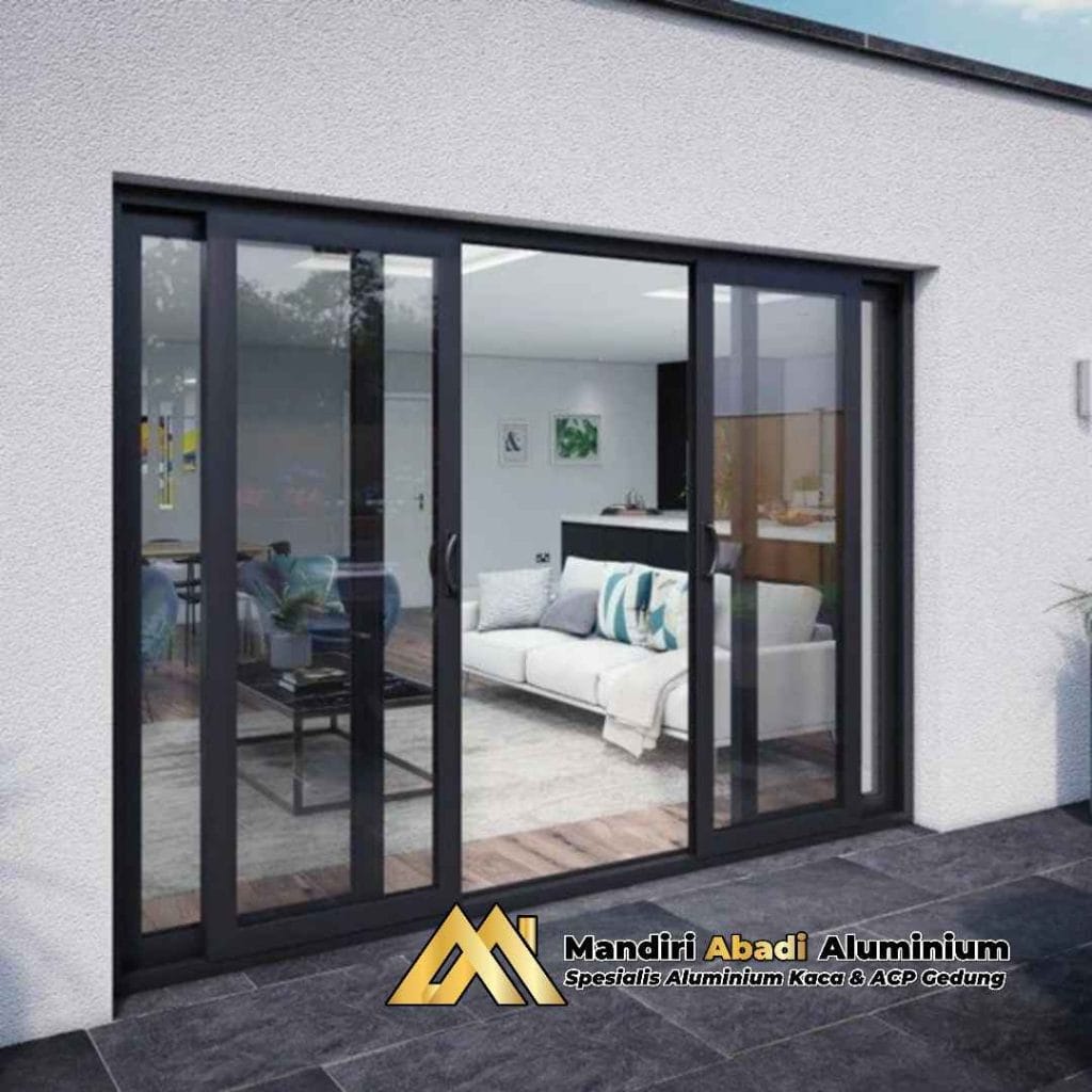 Tukang pintu aluminium sliding minimalis dekat Cileungsi Bogor